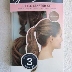 Goody Simple Styles Style Starter Kit Purse Hair Brush Bobby Pin Ribbon Elastics